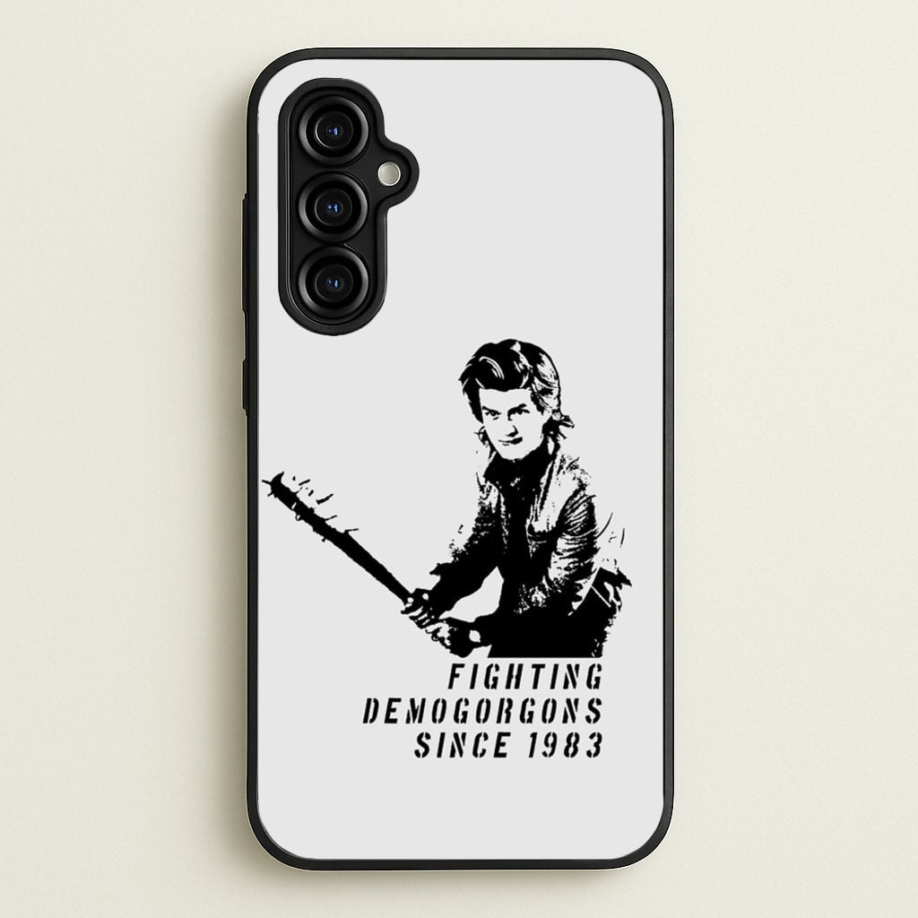 Fighting Demogorgons Since 1983  - Stranger Things Phone Case for Galaxy A54