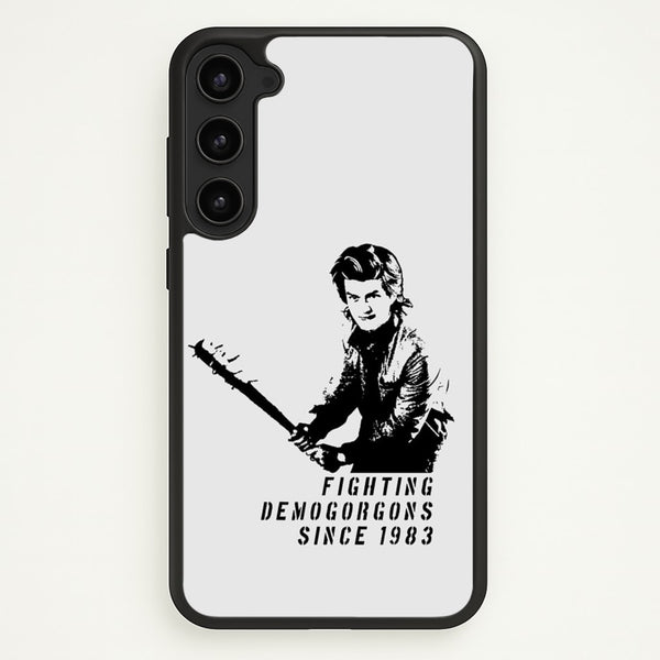 Fighting Demogorgons Since 1983  - Stranger Things Phone Case for Galaxy S23 Plus