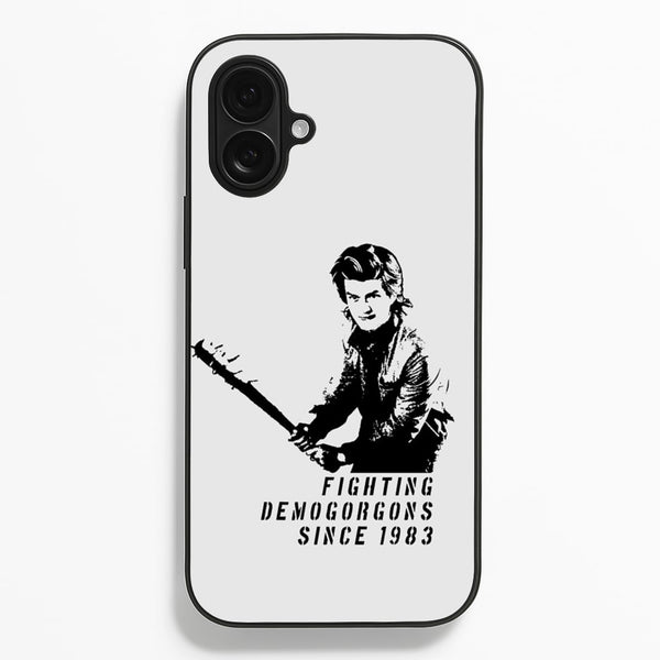 Fighting Demogorgons Since 1983  - Stranger Things Phone Case for iPhone 16 Plus