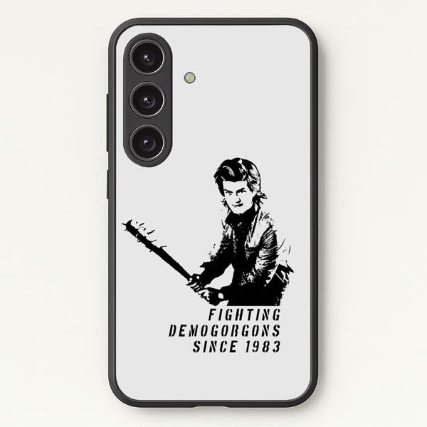 Fighting Demogorgons Since 1983  - Stranger Things Phone Case for Galaxy S24