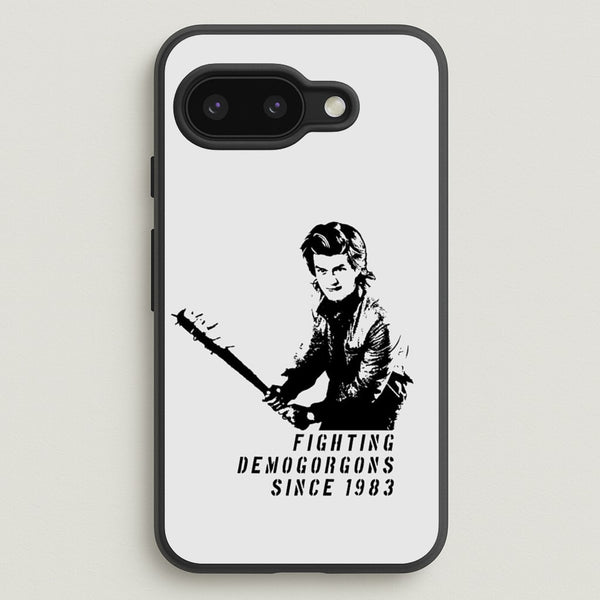 Fighting Demogorgons Since 1983  - Stranger Things Phone Case for Google Pixel 9a