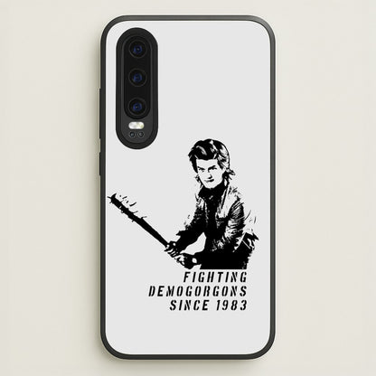 Fighting Demogorgons Since 1983  - Stranger Things Phone Case for Huawei P30