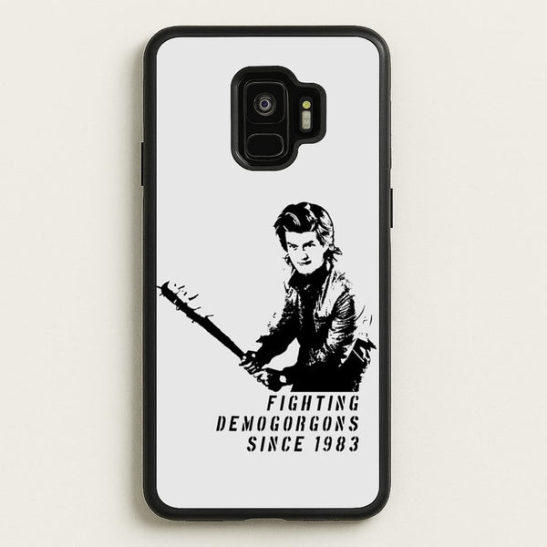 Fighting Demogorgons Since 1983  - Stranger Things Phone Case for Galaxy S9