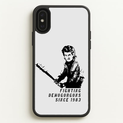 Fighting Demogorgons Since 1983  - Stranger Things Phone Case for iPhone XS Max