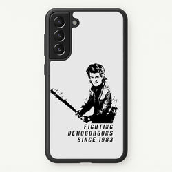 Fighting Demogorgons Since 1983  - Stranger Things Phone Case for Galaxy S21