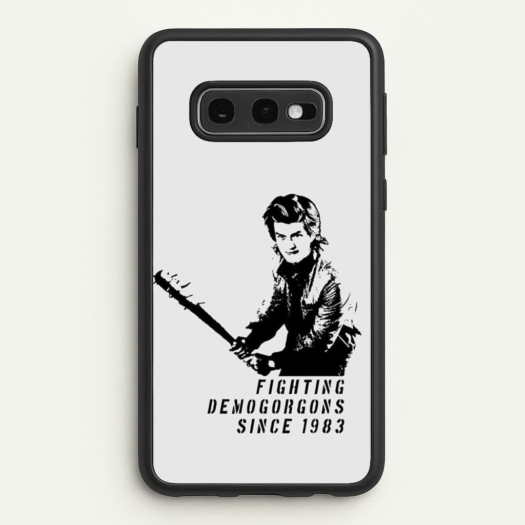 Fighting Demogorgons Since 1983  - Stranger Things Phone Case for Galaxy S10e