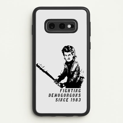 Fighting Demogorgons Since 1983  - Stranger Things Phone Case for Galaxy S10e