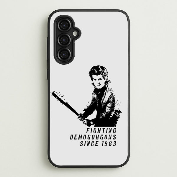 Fighting Demogorgons Since 1983  - Stranger Things Phone Case for Galaxy A14