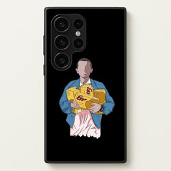 Eleven Faceless Cartoon  - Stranger Things Phone Case for Galaxy S24 Ultra