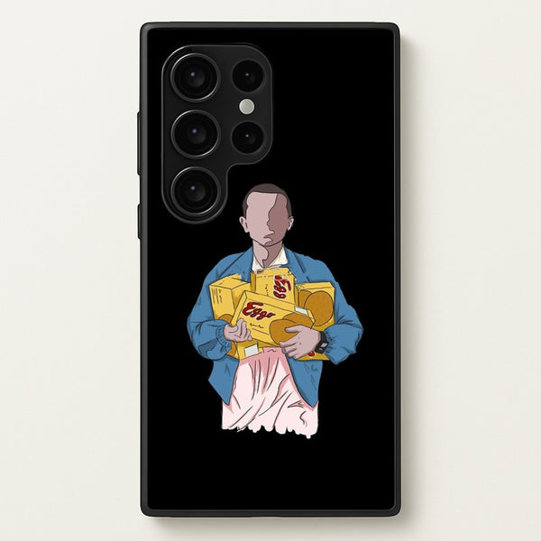 Eleven Faceless Cartoon  - Stranger Things Phone Case for Galaxy S24 Ultra