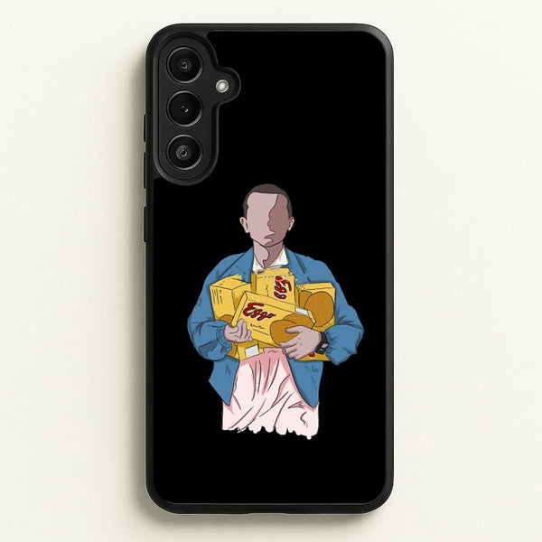 Eleven Faceless Cartoon  - Stranger Things Phone Case for Galaxy A36