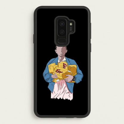 Eleven Faceless Cartoon  - Stranger Things Phone Case for Galaxy S9 Plus
