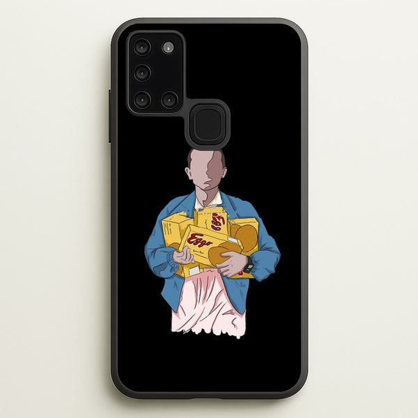 Eleven Faceless Cartoon  - Stranger Things Phone Case for Galaxy A21s