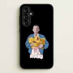 Eleven Faceless Cartoon  - Stranger Things Phone Case for Galaxy A54