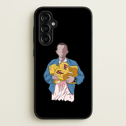 Eleven Faceless Cartoon  - Stranger Things Phone Case for Galaxy A54