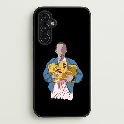 Eleven Faceless Cartoon  - Stranger Things Phone Case for Galaxy A14