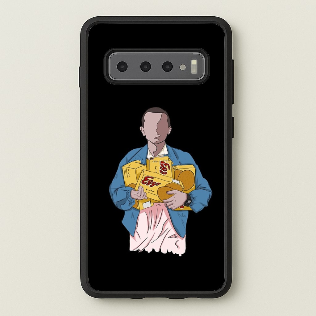 Eleven Faceless Cartoon  - Stranger Things Phone Case for Galaxy S10 Plus