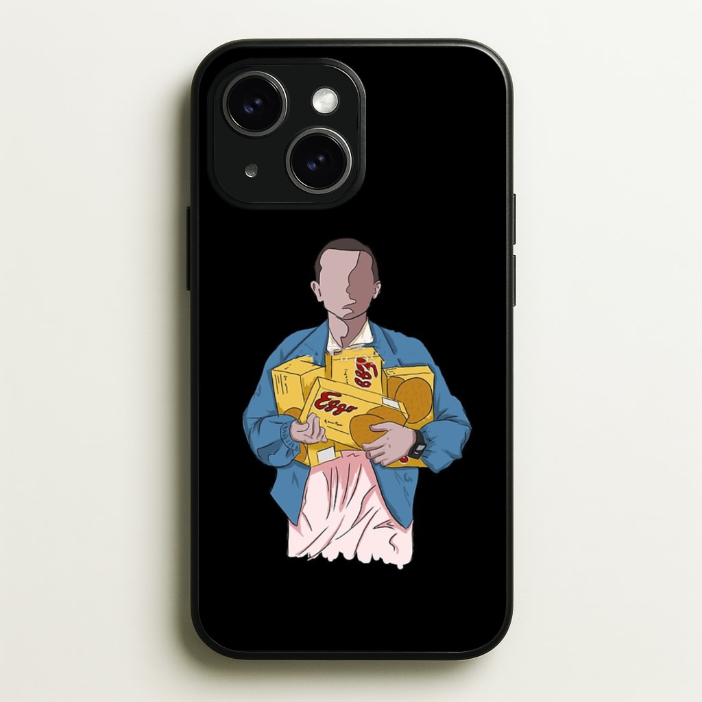Eleven Faceless Cartoon  - Stranger Things Phone Case for iPhone 15 Plus