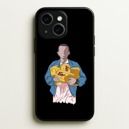 Eleven Faceless Cartoon  - Stranger Things Phone Case for iPhone 15 Plus