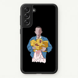 Eleven Faceless Cartoon  - Stranger Things Phone Case for Galaxy S21 Plus