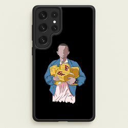 Eleven Faceless Cartoon  - Stranger Things Phone Case for Galaxy S23 Ultra