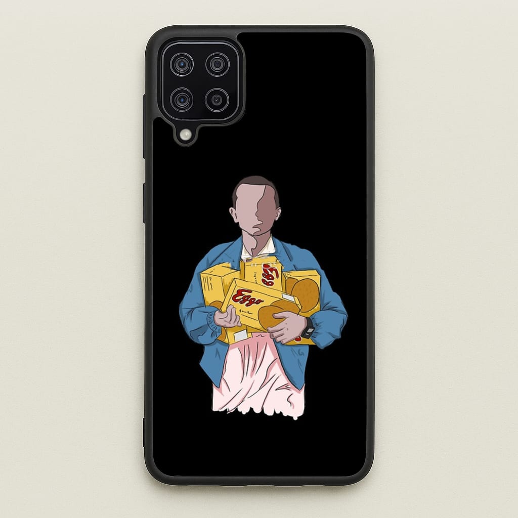 Eleven Faceless Cartoon  - Stranger Things Phone Case for Galaxy A12