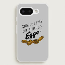 Should I Stay Or Should I Eggo  - Stranger Things Phone Case for Google Pixel 9a