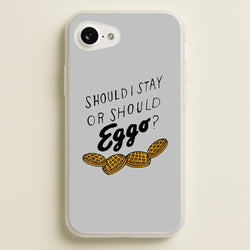 Should I Stay Or Should I Eggo  - Stranger Things Phone Case for iPhone 16e