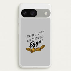 Should I Stay Or Should I Eggo  - Stranger Things Phone Case for Google Pixel 9 / 9 Pro