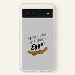 Should I Stay Or Should I Eggo  - Stranger Things Phone Case for Google Pixel 7