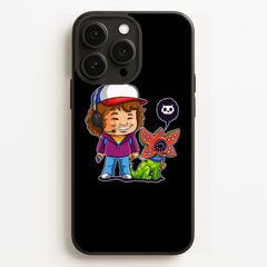 Dustin and The Demogorgon Phone Case