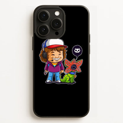 Dustin and The Demogorgon  - Stranger Things Phone Case for iPhone 16 Pro Max