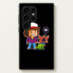 Dustin and The Demogorgon  - Stranger Things Phone Case for Galaxy S24 Ultra