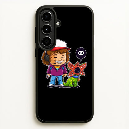 Dustin and The Demogorgon  - Stranger Things Phone Case for Galaxy A56