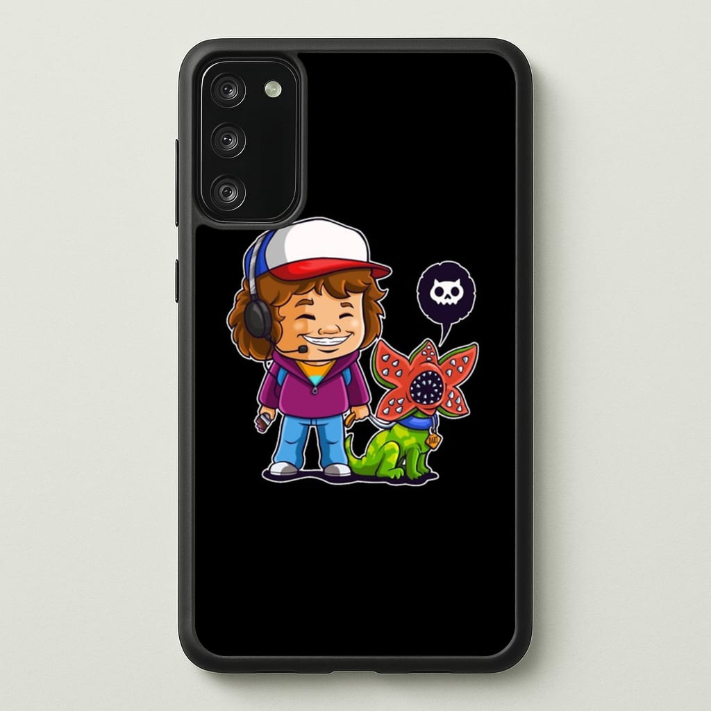 Dustin and The Demogorgon  - Stranger Things Phone Case for Galaxy S20