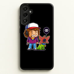 Dustin and The Demogorgon  - Stranger Things Phone Case for Galaxy A36