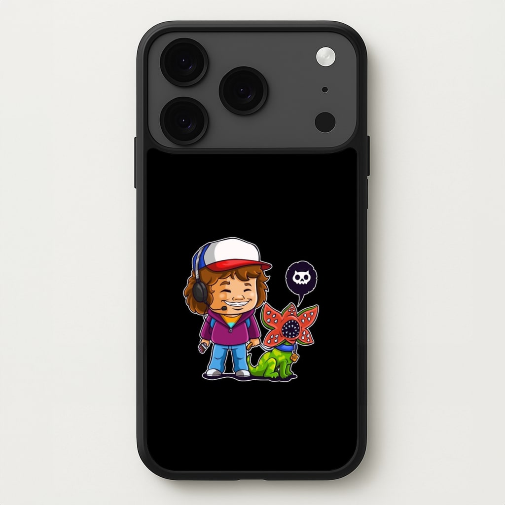 Dustin and The Demogorgon Phone Case for iPhone 17 Pro Max
