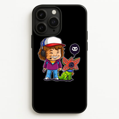 Dustin and The Demogorgon  - Stranger Things Phone Case for iPhone 11 Pro Max