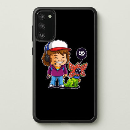 Dustin and The Demogorgon  - Stranger Things Phone Case for Galaxy A41