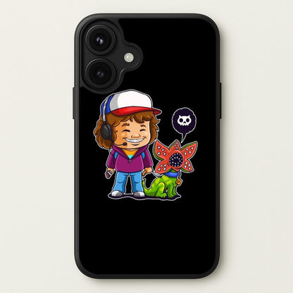 Dustin and The Demogorgon Phone Case for iPhone 17