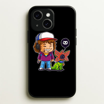 Dustin and The Demogorgon  - Stranger Things Phone Case for iPhone 15 Plus