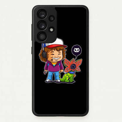 Dustin and The Demogorgon  - Stranger Things Phone Case for Galaxy A53