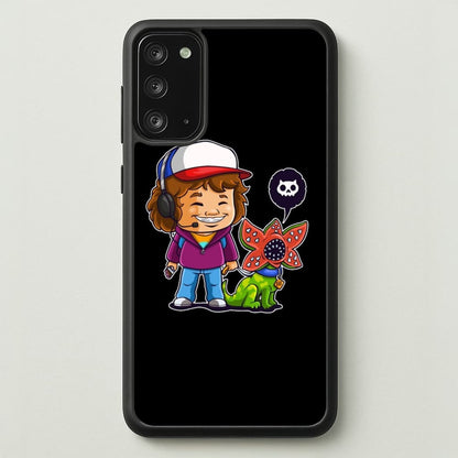 Dustin and The Demogorgon  - Stranger Things Phone Case for Galaxy Note 20