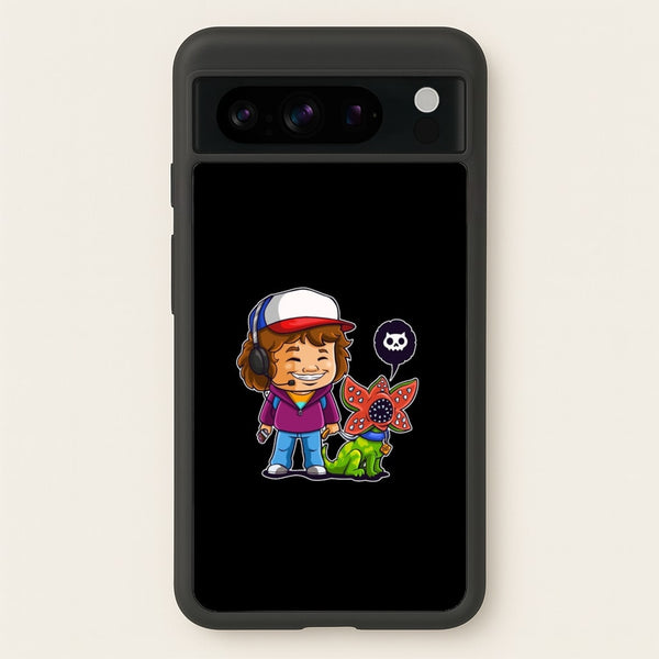 Dustin and The Demogorgon  - Stranger Things Phone Case for Google Pixel 8 Pro