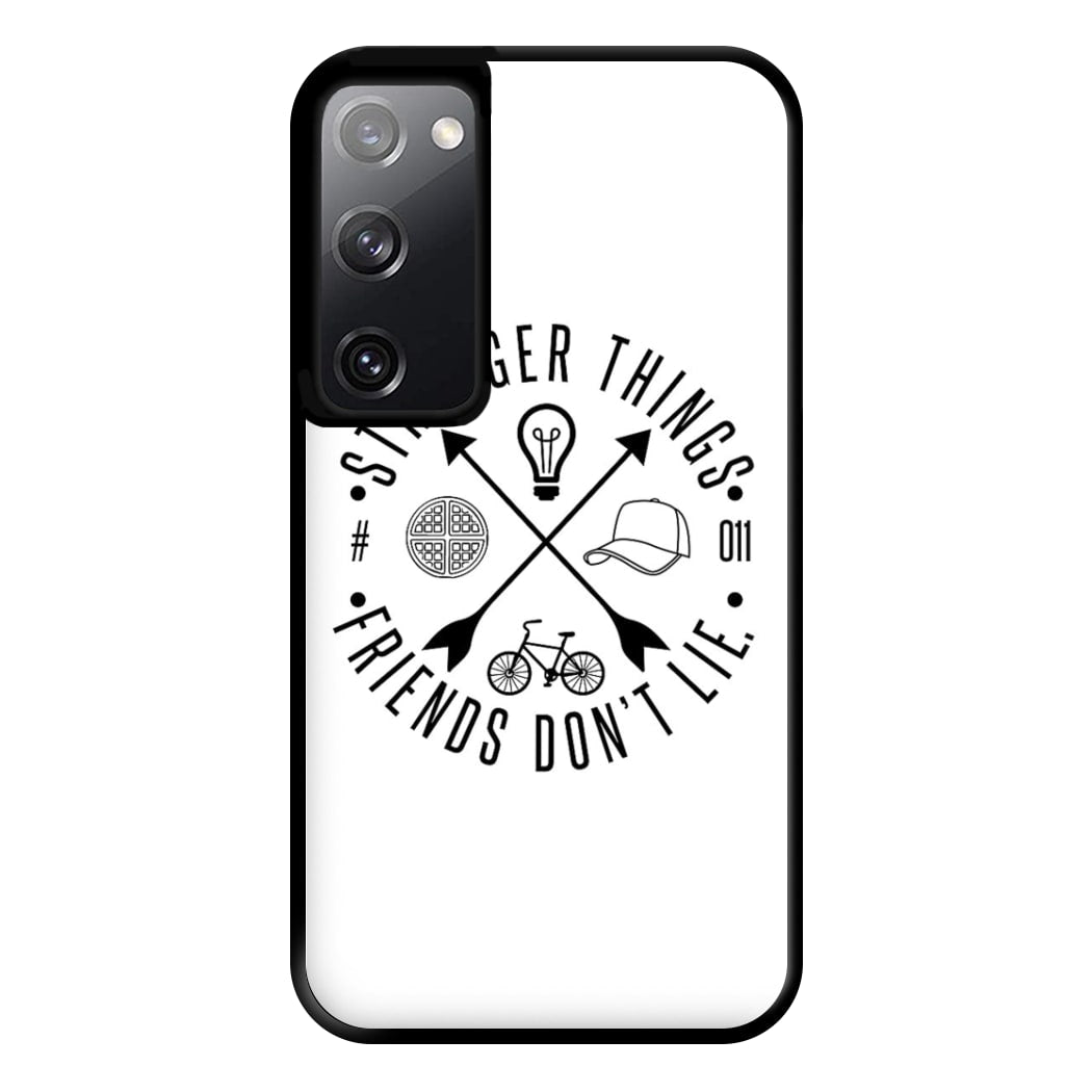 Friends Don't Lie - White Stranger Phone Case for Galaxy S20