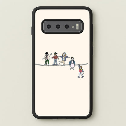 Stranger Acrobats  - Stranger Things Phone Case for Galaxy S10