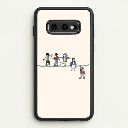 Stranger Acrobats  - Stranger Things Phone Case for Galaxy S10e