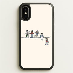 Stranger Acrobats  - Stranger Things Phone Case for iPhone X / XS