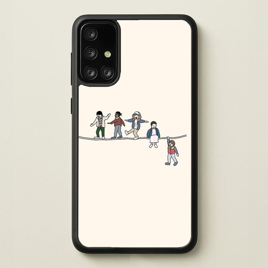 Stranger Acrobats  - Stranger Things Phone Case for Galaxy A71