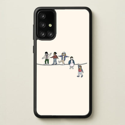Stranger Acrobats  - Stranger Things Phone Case for Galaxy A71